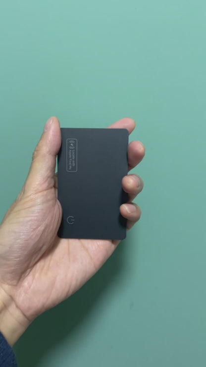 Waypoint Card — Slim Wireless Wallet Tracker